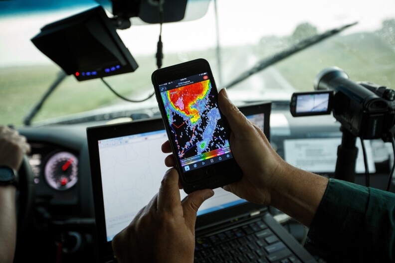 Center For Severe Weather Research Scientists Search For Tornadoes To Study