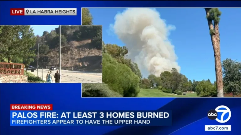 La Habra Heights Brush Fire Destroys Homes, Injures Firefighters