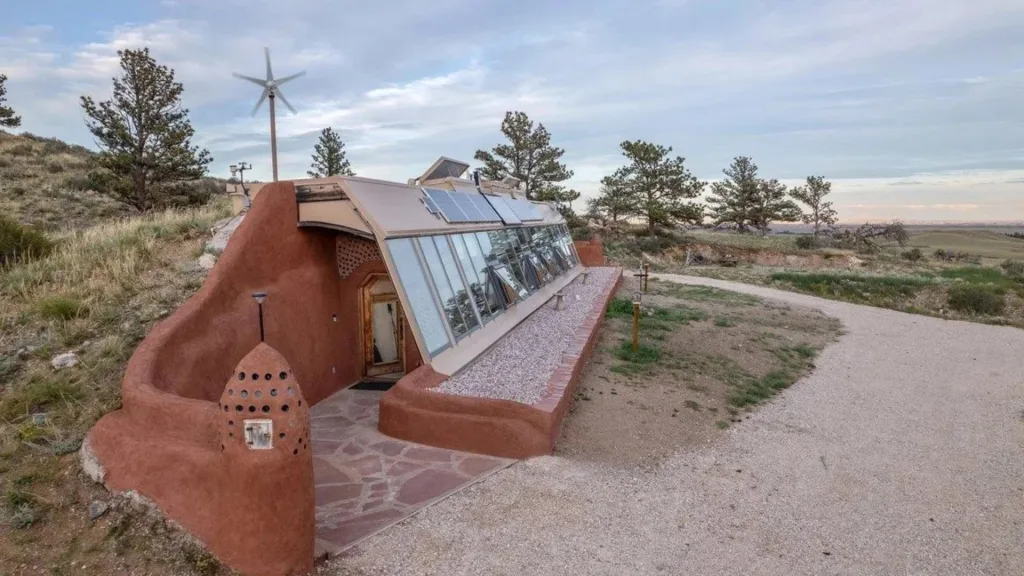 Unique Off-Grid Earthship Home for Sale in Wyoming for $625K